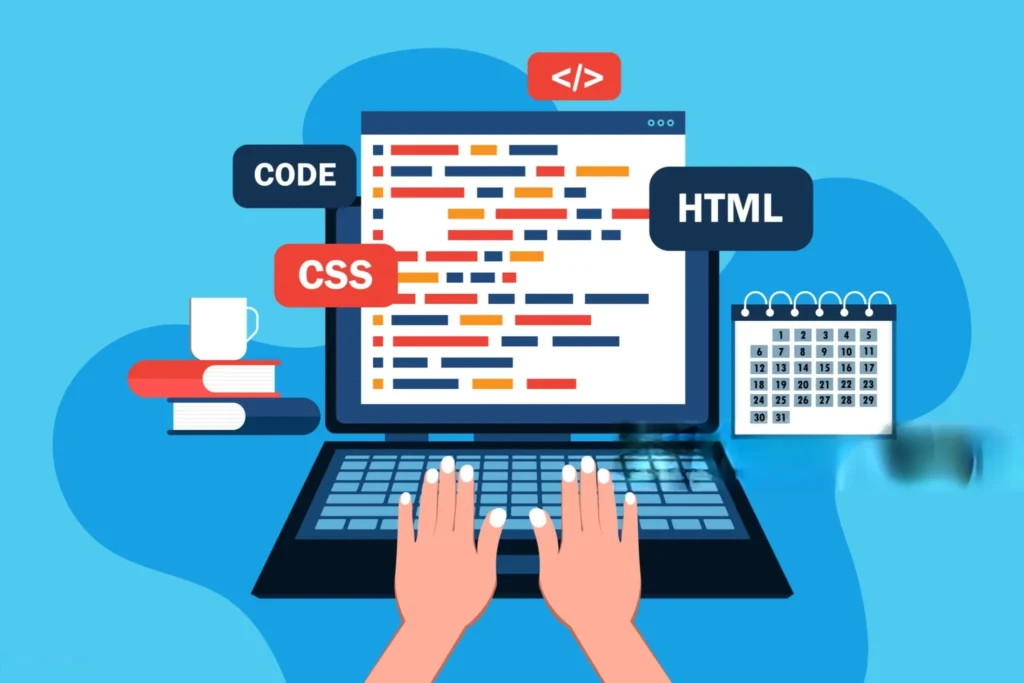 C&D Web Service team designing a modern WordPress site for a client.